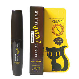 Jigott Водостойкая жидкая подводка для глаз / Cats Eye Waterproof Liquid Eyeliner Black Brown, черно-коричневый