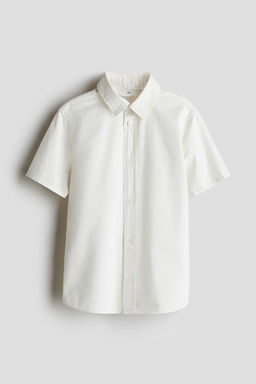 Camisa de manga corta en algod?n