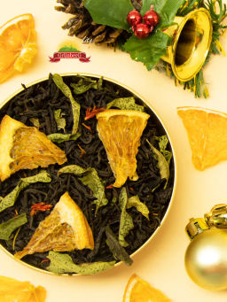 Черный ароматизированный чай GRUNBERG LITE  Мандариновая роща   фото 9