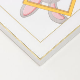 Цена за 2 шт. Фоторамка пластик "Акварель" 10х15 см, белый (пластиковый экран)