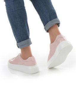 05-PDD215-5 LT. PINK Кроссовки женские (натуральная кожа) - Фабричный китай фото 16