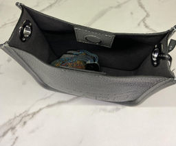 Сумка кожаная на плечо Azaro 30996 силвер