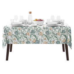 Скатерть 240х145см Виши, длина стола до 200см, на 10-12 персон, рогожка, хлопок Премиум 186г/м2, упаковка классическая 28х41см, Домашняя мода (Россия)  фото 3