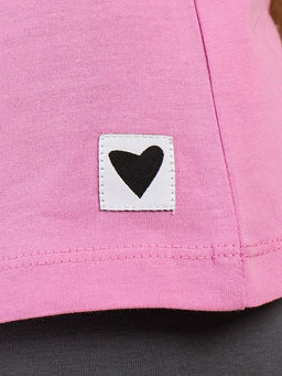 CRB wear / CWKG 90270-45 Комплект для девочки (футболка, бриджи),сиреневый  фото 4