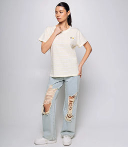 Футболка #КТ9101 (2), жёлтый, белый