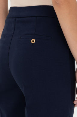 Женские темно-синие брюки из плотной ткани - U.s. polo assn фото 6