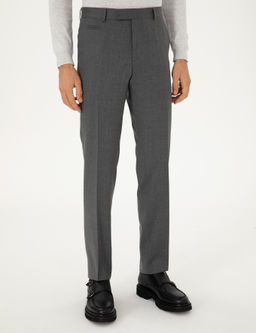 Серые зауженные тканевые брюки - Cacharel фото 2