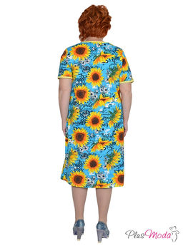 Халат Модель №1212 размеры 44-84 - Plusmoda фото 4