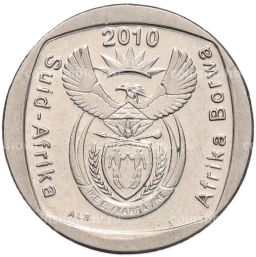 Монета 2 рэнда 2010 года ЮАР
