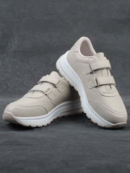 03-YH516-2 DK. BEIGE Кроссовки женские (натуральная кожа)