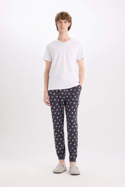 Regular Fit Desenli Cepli Pijama Alt? - Defacto фото 3