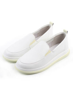 06-M27-6 WHITE Туфли женские (натуральная кожа)