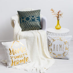 Наволочка декоративная Этель Home 42 х 42 см, велюр  фото 2