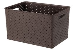 Корзинка с крышкой 14 л 35*24,5*20,5 см Береста темно-коричневый - Elan gallery фото 3