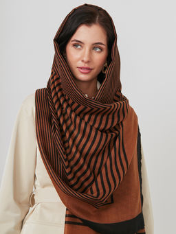 Большой, мягкий, тонкий и очень нежный двусторонний палантин