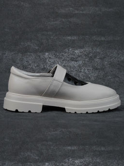 06-PDE38-2 GRAY Туфли женские (натуральная кожа)