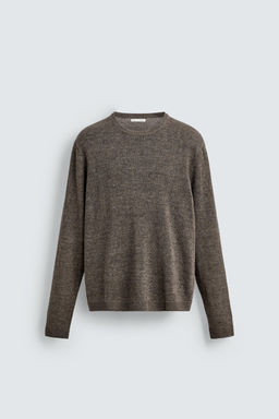 JERSEY REGULAR FIT 100% LINO / Marr?n / Topo - Zara фото 7