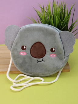 Сумочка плюшевая "Koala", grey (16*14 см)