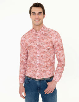 Somon Slim Fit Uzun Kollu G_mlek - Pierre cardin фото 3