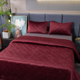 Велюровое покрывало ромб OVF033 160*220 50-70 1 шт