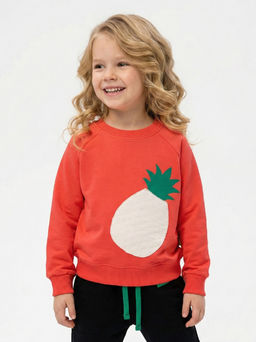 Толстовка для девочки UD 1547 коралл