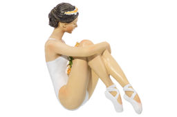 Статуэтка 12,5*7*12 см Балерина с цветами в белом - Elan gallery фото 15