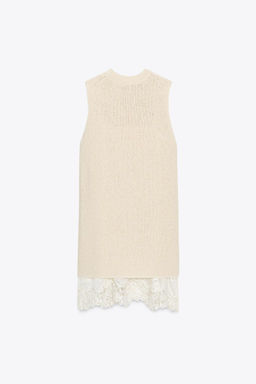 CONTRAST KNIT DRESS - Zara фото 5