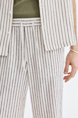 Pantal?n en mezcla de lino Relaxed Fit - H&m фото 9