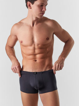 Цена за 2 штуки! Трусы мужские боксеры в сером оттенке графит 411122