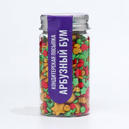 Посыпка кондитерская Арбузный бум, Новый год, 50 г - Simaland фото 2