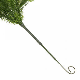 Декоративная гирлянда "Ель" 50см, малая, пластик, зеленый (Россия)