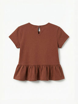 Fiyonk Detayl? K?z ?ocuk Ti??rt 2li