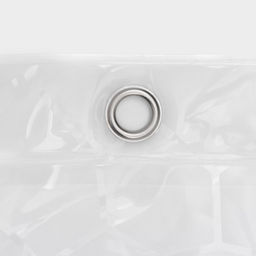 Штора для ванной SAVANNA «Геометрия», 180×180 см, PEVA, белая