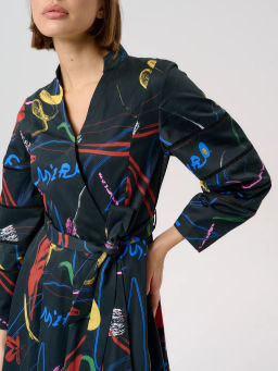 Платье женское 12421-35018 multicolor-black - Eleganzza фото 7