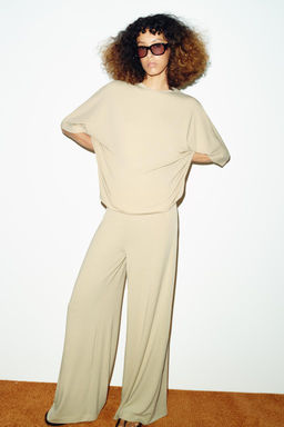 FLOWING PALAZZO TROUSERS - Zara фото 24
