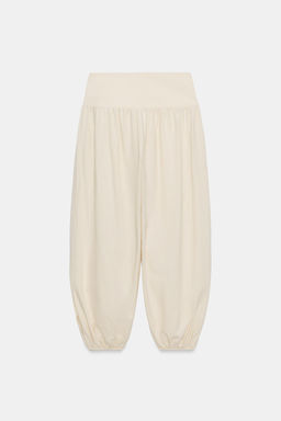 PANTAL?N BOMBACHO LAZADA / Beige claro - Zara фото 6