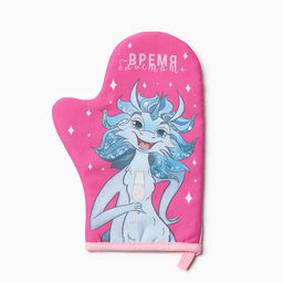 Варежка-прихватка Доляна Блистай 20х28 см, 35% хл, 65% пэ, ватин 250 г/м2  фото 2