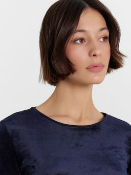 Комплект домашний женский синий велюровый - Mark formelle фото 5