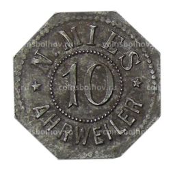 10 пфеннигов Германия Нотгельд Арвайлер (Н.Миес)