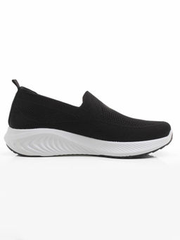 05-TEX-D04-02 BLACK Полуботинки спортивные летние мужские (текстиль)