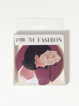 Цена за 2 шт. Зеркало карманное «ДЕВУШКИ», d=7.5 см, МИКС