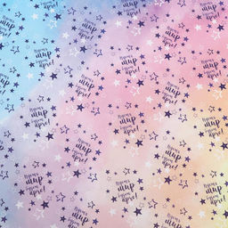 Цена за 10 шт. Бумага упаковочная глянцевая Пусть мир будет ярче!, 50 х 70 см - UPAK LAND фото 4