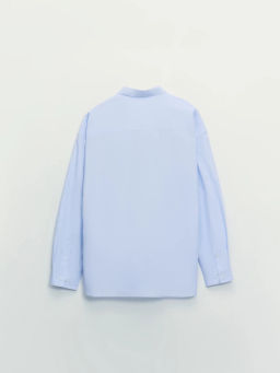 Рубашка oversize из 100% хлопка / Zarina  фото 9