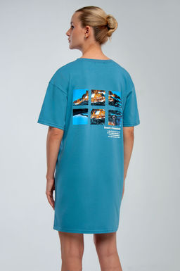 Арт. 4143 Туника женская 44-54 (6 шт) Цвет:джинс - Калинка фото 4