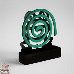 Подставка для спиралей от комаров Лягушка 704-210 из металла - Фабрика интерьерной ковки фото 3