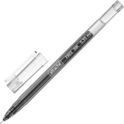 Ручка гелевая неавтомат. Attache Free ink 0,35мм,черный неавт  фото 2