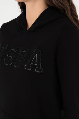 Женский черный базовый свитшот - U.s. polo assn фото 7