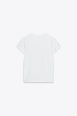 REGULAR RIPPED T-SHIRT - Zara фото 15