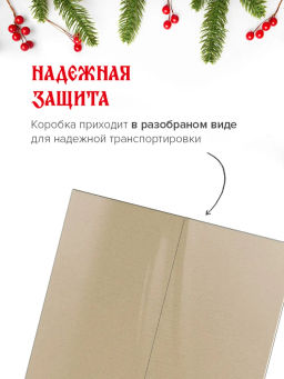 VAL RH-W-BC-GB-L Подарочная коробка 25*16,5*9 см., 1шт., white, RUSSIAN HISTORY, шт