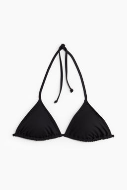 Top de bikini triangular con relleno